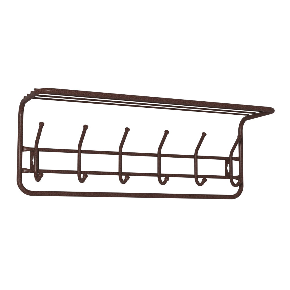 Вешалка с полкой 80 Медный антик