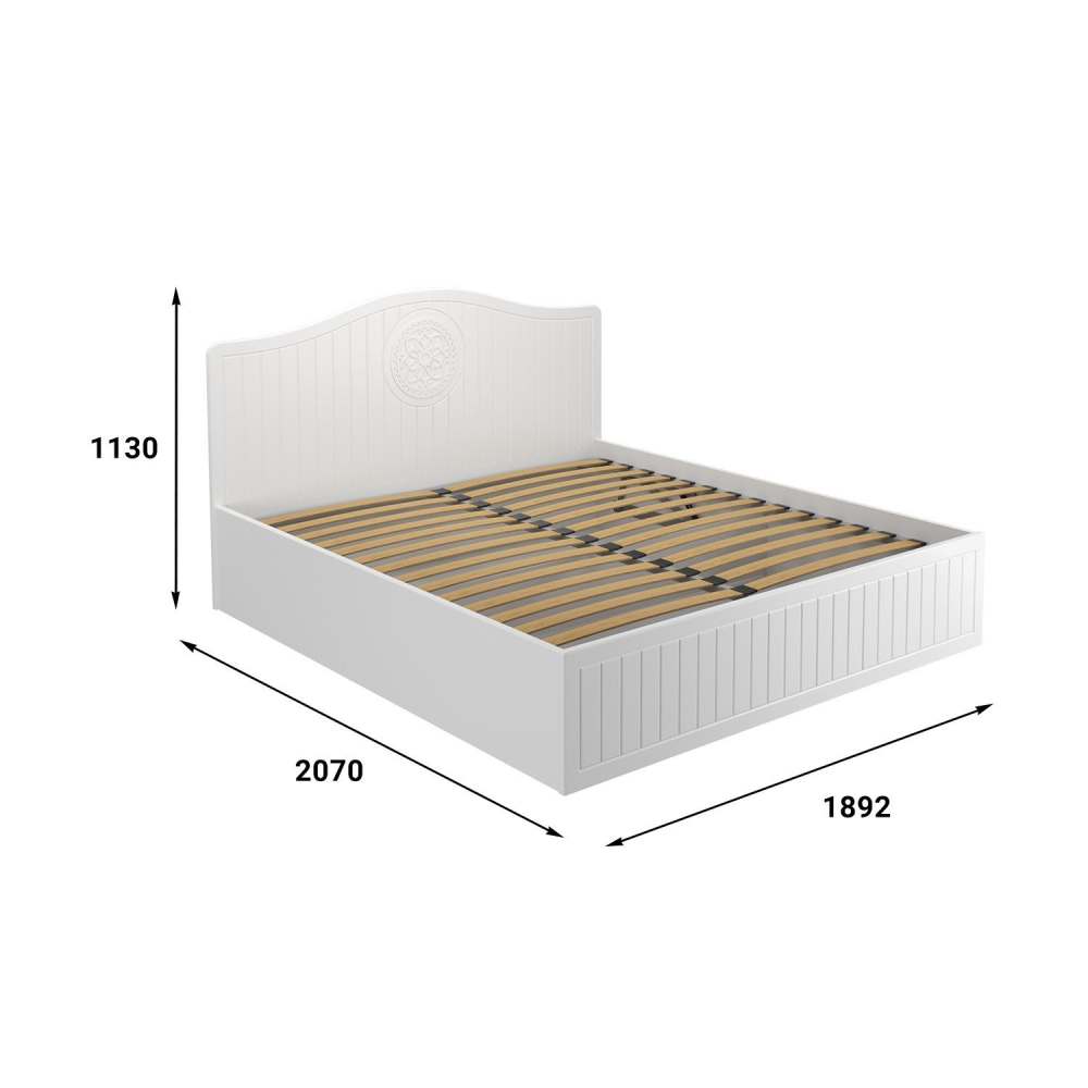 Кровать с подъемным механизмом «Монблан» размеры 2000х1800