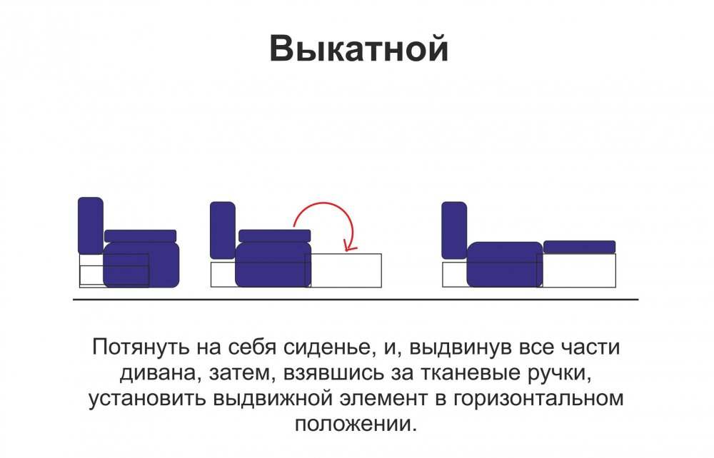 Диван-кровать «Енисей» Жаккард серый/Жаккард бордо