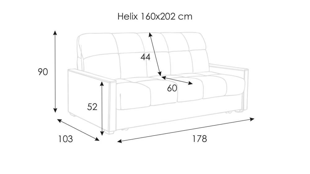 Диван «Helix» Iris 205